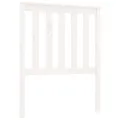 Tête de lit Blanc 81x6x101 cm Bois massif de pin