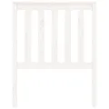 Tête de lit Blanc 81x6x101 cm Bois massif de pin