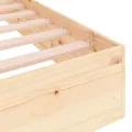 Cadre de lit bois massif 160x200 cm
