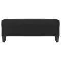 Banc Noir 100x35x41 cm Similicuir