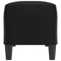 Banc Noir 100x35x41 cm Similicuir