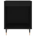 Tables de chevet 2 pcs noir 40x35x50 cm bois d’ingénierie