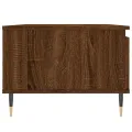 Table basse Chêne marron 90x50x36,5 cm Bois d'ingénierie