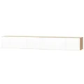 Meuble TV 2 pcs Aggloméré 120x40x34 cm Chêne et blanc brillant
