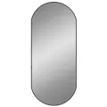 Miroir mural Noir 80x35 cm Ovale