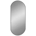 Miroir mural Noir 80x35 cm Ovale