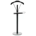 Valet de chambre 45 x 35 x 107 cm Noir et gris