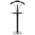 Valet de chambre 45 x 35 x 107 cm Noir et gris