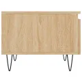 Table basse chêne sonoma 50x46x35 cm bois d'ingénierie