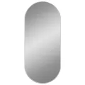 Miroir mural Argenté 100x45 cm Ovale