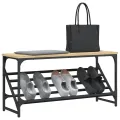 Étagère à chaussures chêne sonoma 90x30x45 cm bois d'ingénierie
