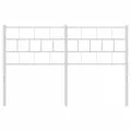 Tête de lit métal blanc 120 cm