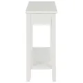 Table console Blanc 110x35x80 cm Bois