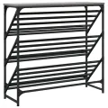 Étagère à chaussures sonoma gris 90x30x85 cm bois d'ingénierie