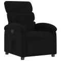 Fauteuil inclinable Noir Tissu