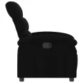 Fauteuil inclinable Noir Tissu