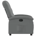 Fauteuil inclinable Gris foncé Tissu