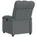 Fauteuil inclinable Gris foncé Tissu