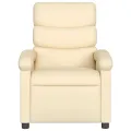 Fauteuil inclinable Crème Tissu