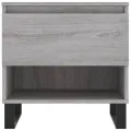 Tables basses 2 pcs sonoma gris 50x46x50 cm bois d'ingénierie