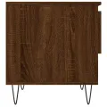 Tables basses 2 pcs chêne marron 50x46x50 cm bois d'ingénierie