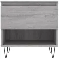 Tables basses 2 pcs sonoma gris 50x46x50 cm bois d'ingénierie