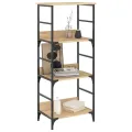 Bibliothèque chêne sonoma 50x33x117,5 cm bois d'ingénierie