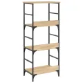 Bibliothèque chêne sonoma 50x33x117,5 cm bois d'ingénierie