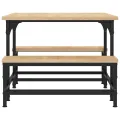 Table basse chêne sonoma 100x50,5x40 cm bois d'ingénierie