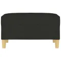 Repose-pied Noir 70x55x41 cm Tissu