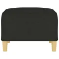 Repose-pied Noir 70x55x41 cm Tissu
