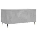 Table basse Gris béton 90x44,5x45 cm Bois d'ingénierie