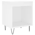 Tables de chevet 2 pcs blanc 40x35x50 cm bois d’ingénierie