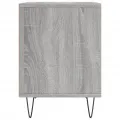 Tables de chevet 2 pcs sonoma gris 40x35x50 cm bois ingénierie