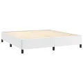 cadre de lit avec matelas Blanc 180x200cm Similicuir