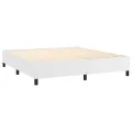 cadre de lit avec matelas et LED Blanc 180x200 cm