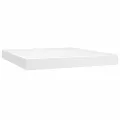 cadre de lit avec matelas et LED Blanc 180x200 cm