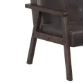 Fauteuil Gris Cuir véritable