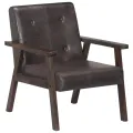 Fauteuil Gris Cuir véritable