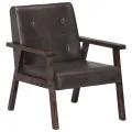 Fauteuil Gris Cuir véritable