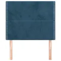 Têtes de lit 2 pcs Bleu foncé 80x5x78/88 cm Velours