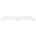 Cadre de lit Blanc 180x200 cm Bois de pin massif Super King