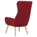 Chaise de relaxation Rouge bordeaux Velours