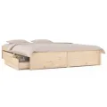 Cadre de lit avec tiroirs 180x200 cm Super King