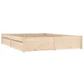 Cadre de lit avec tiroirs 180x200 cm Super King