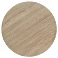 Table de bistro MDF et acier Rond 60 x 75 cm Couleur de chêne