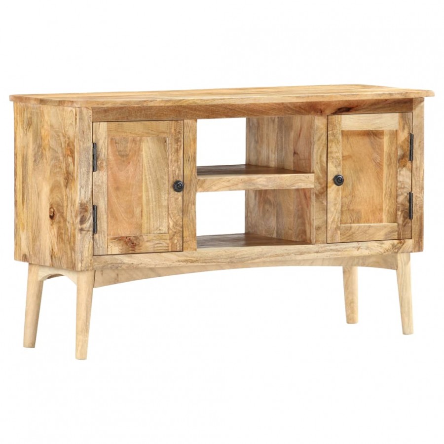 Buffet 100x35x60 cm Bois de manguier massif