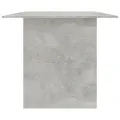Table de salle à manger Gris béton 180x90x76 cm Aggloméré