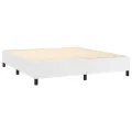 cadre de lit avec matelas Blanc 180x200cm Similicuir