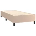 cadre de lit avec matelas Cappuccino 80x200 cm